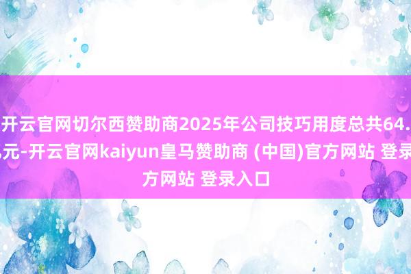 开云官网切尔西赞助商2025年公司技巧用度总共64.26亿元-开云官网kaiyun皇马赞助商 (中国)官方网站 登录入口